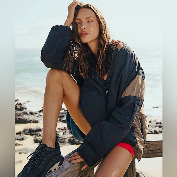 NEW Free People Match Up Rugby Pullover